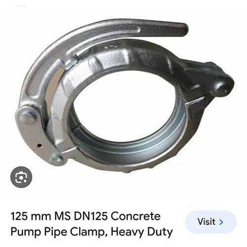 125mm MS DN125 Concrete Pump Pipe Clamp Heavy Duty Manufacturers in New Delhi 125mm MS DN125 Concrete Pump Pipe Clamp Heavy Duty Manufacturers in New Delhi